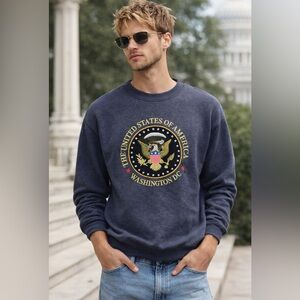 Vintage DC Washington DC Embroidered Crewneck Sweatshirt | Men’s M